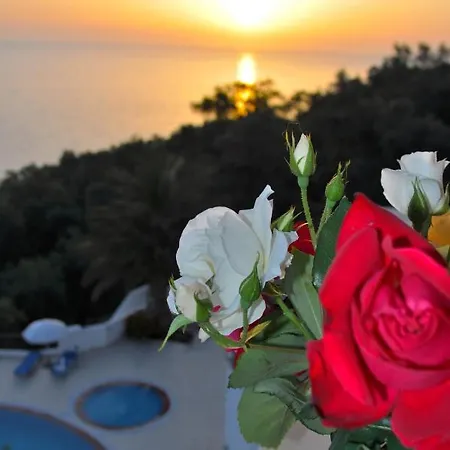 Maria With Pool And Gorgeous View - Agios Gordios Apartmán *