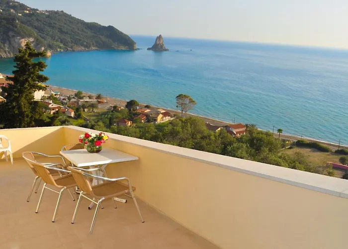 Maria With Pool And Gorgeous View - Agios Gordios * アギオス・ゴルディオス