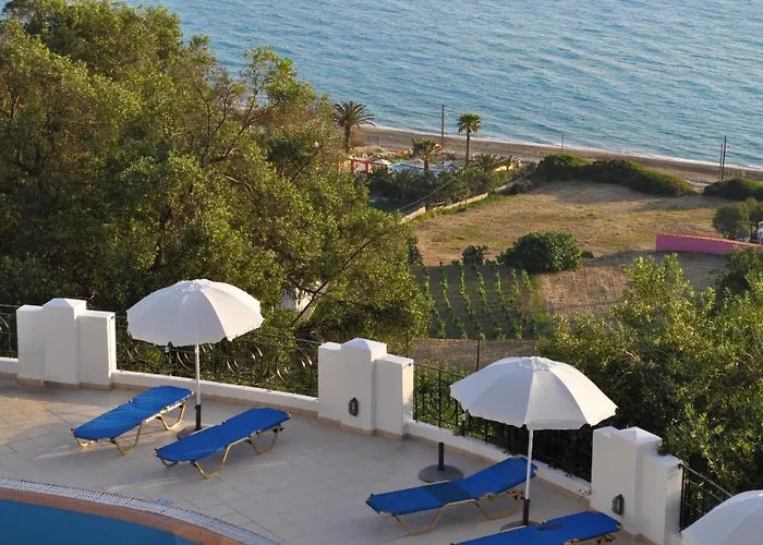 Maria With Pool And Gorgeous View - Agios Gordios